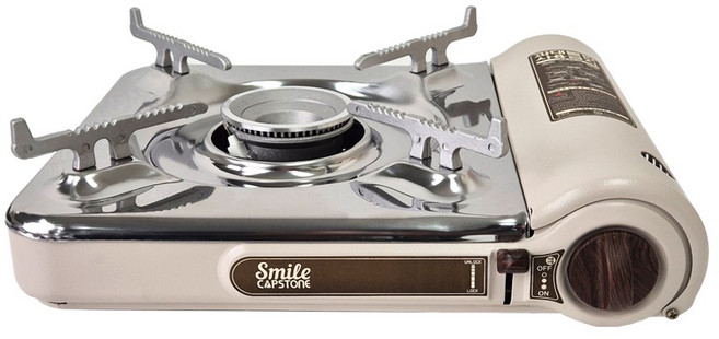 캡스톤 휴대용 캠핑버너 스마일 200 / 샌드베이지, 1개