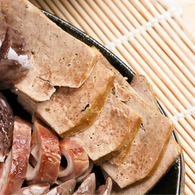 순대간 좋아하는사람 술안주용 삶은 돼지간 3개 간편조리 혼밥, 300g