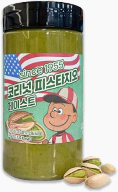 코리넛 피스타치오 페이스트/ 미국산, 1개, 1kg