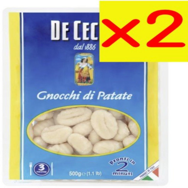 500G 2개 데체코 뇨끼 디 파타테 포테이토 뇨끼 감자 뇨끼 De Cecco Gnocchi Di Patate Potato Gnocchi