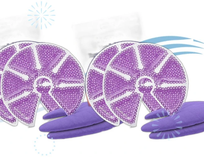 Lansinoh 랜시노 니플 패드 유방 테라피 팩 핫앤콜드 2개 소프트 커버 2개 SK - 쿠팡