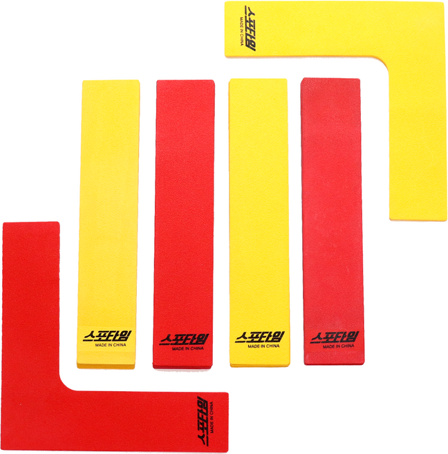 스포타임 멀티라인마커 (28개 1세트) 체육관 직선 직각 위치 표시 지정, 1개