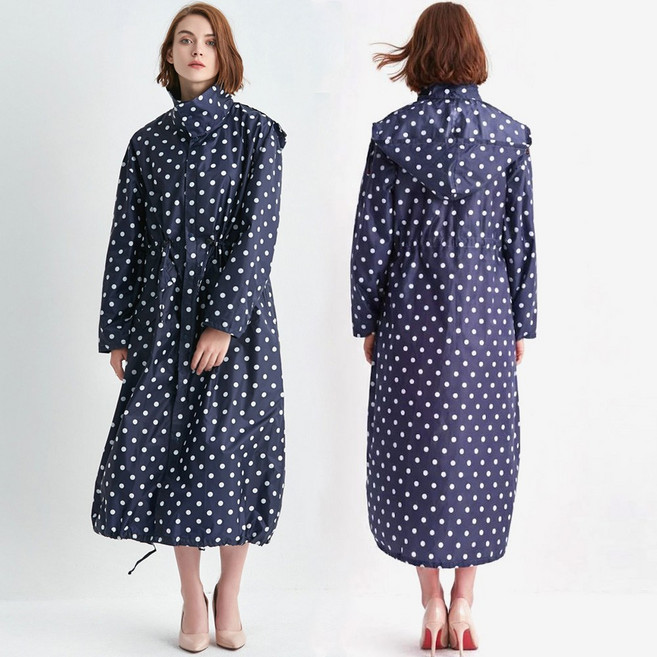 크크섬 코트형 성인 여성 레인코트 우비 비옷 우의 4종