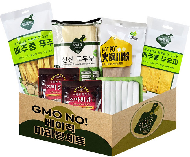 차마요 GMO NO! 마라탕 베이직 세트 밀키트 재료 만들기, 1개