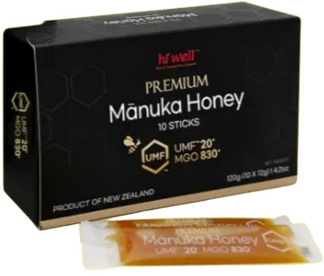 하이웰 UMF10+ MGO261+ 마누카꿀 스틱 선물 12g 10포, 10개
