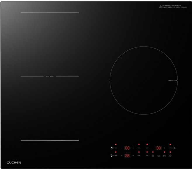쿠첸 IH BLACK 3400 3구 인덕션 방문설치, CIR-PB331TOB2, 빌트인
