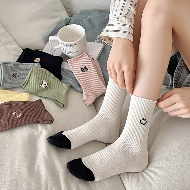 와이와이 여성 양말 7종 세트 WZ143