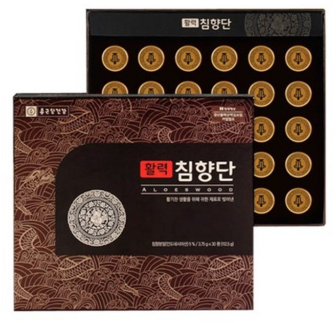 종근당건강 활력 침향단 60환, 3.75g, 30개