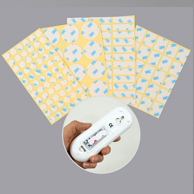 초강력 아크릴폼 조각 양면테이프 원형 사각 접착, 원형 15mm, 5개