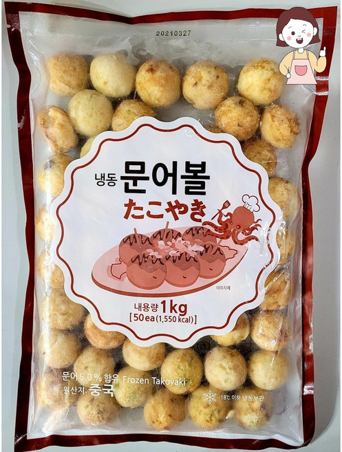 타코야끼 1kg(20gx50개), 1kg, 1개