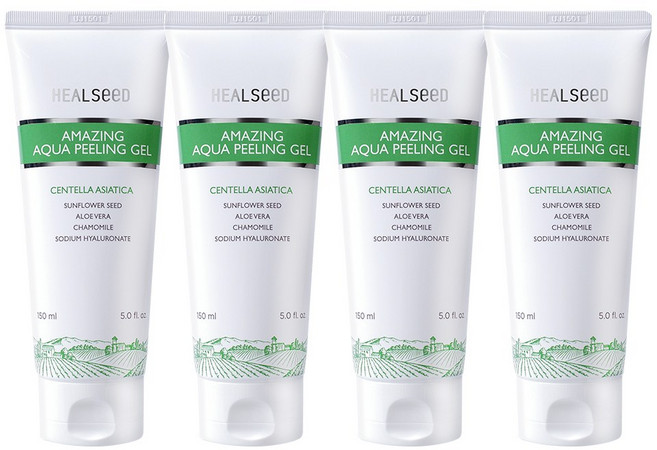 힐시드 어메이징 아쿠아 필링젤, 150ml, 4개