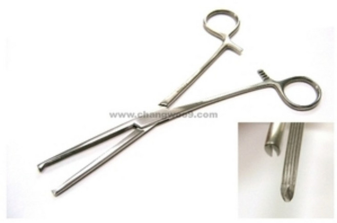 장우 Kasco 알렌 인테스티날 클램프 20cm 의료용겸자 G10-149, 1개