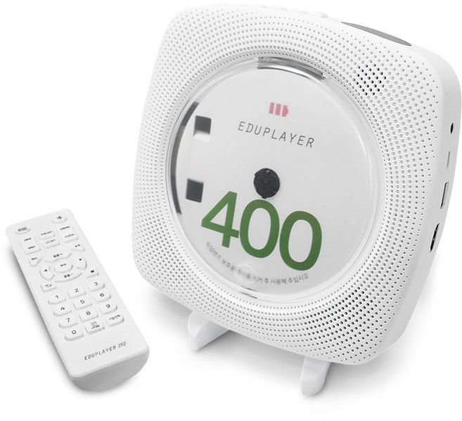 에듀플레이어 탁상 벽걸이겸용 무선 CD DVD플레이어, EA400