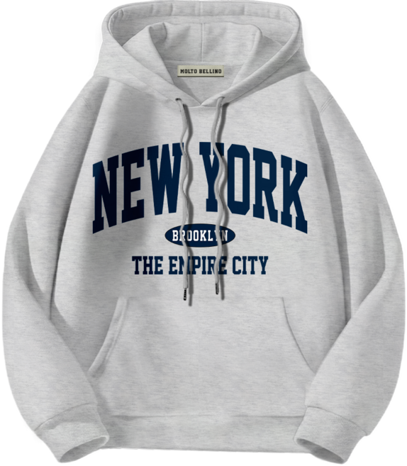 몰토벨리노 기모 TST 뉴욕엠파이어시티 스텐다드핏후드티