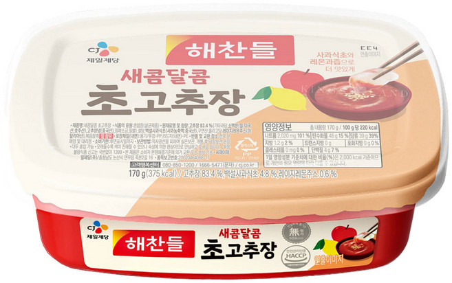 해찬들 새콤달콤 초고추장, 170g, 1개