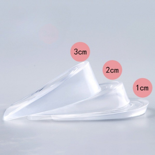 푹신한 실리콘 깔창 투명 발보호 운동화 구두 키높이 쿠션