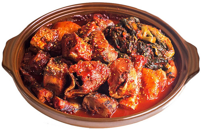 [TenTenPlus] TV홈쇼핑 히트상품 2대 맛집 명자네 코다리 조림 매콤 명태조림 시래기 5분완성 즉석식품 밀키트 코다리찜 코다리전골, 1박스, 2.65kg