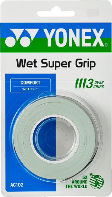 요넥스 오버그립 AC102EX 1팩 3개입, 파우더그린, 1개