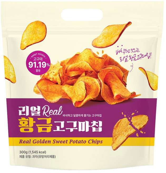 리얼 황금 고구마칩, 1개, 300g