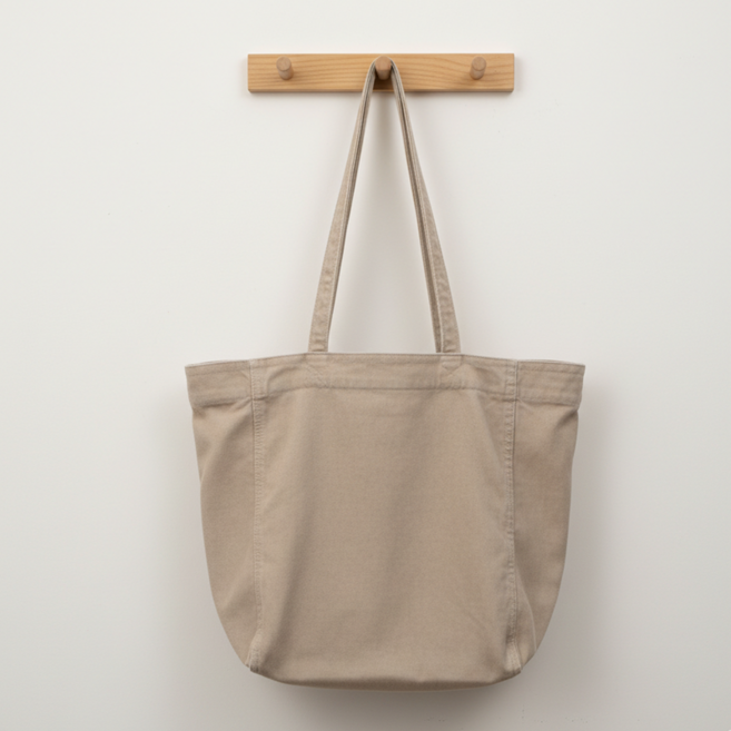 베이직 무지 캔버스 에코백 남녀공용