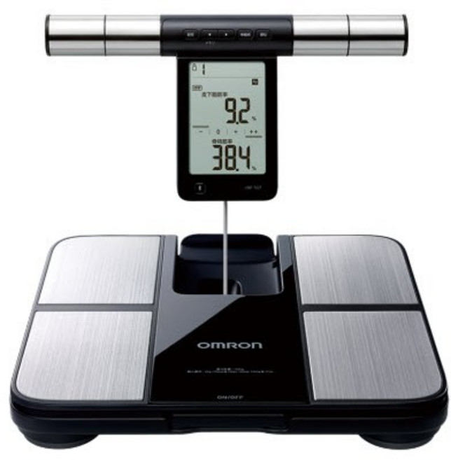 OMRON 歐姆龍 HBF-702T 藍牙體脂計, 1個, 銀色