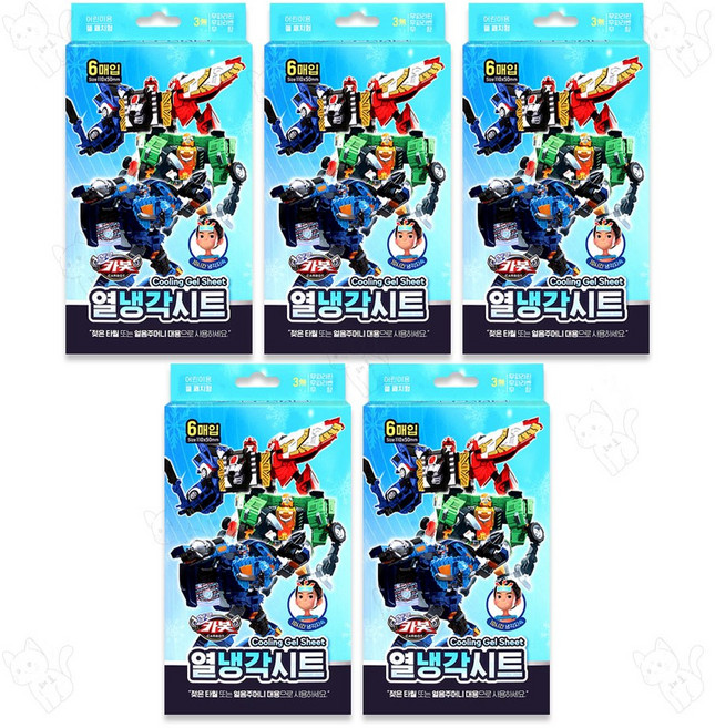 아텍스 헬로카봇 열냉각시트, 5개, 6개입