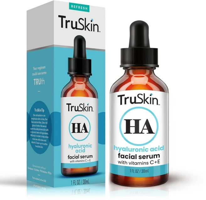 TruSkin 트루스킨 히알루론산 세럼 Hyaluronic Acid 페이셜 에센스 30ml, 1 Fl Oz (Pack of 1), 1개 - 쿠팡