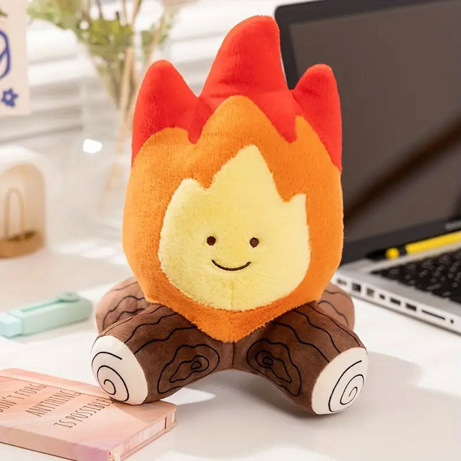 한강 캠핑 귀여운 모닥불 인형 25cm 무해력 애착인형, 모닥불인형, 상세설명 참조