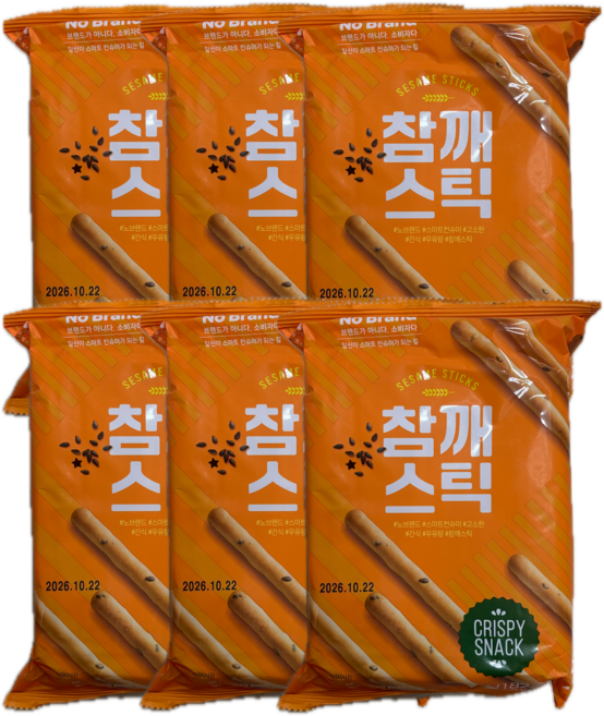노브랜드 참깨스틱, 6개, 187g