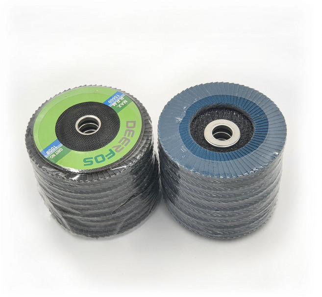 디어포스 골드디스크 날개사포 4인치 40방부터 320방까지 플랩디스크, 1세트