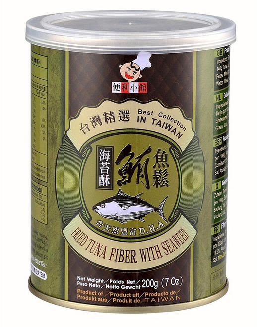 便利小館海苔酥鮪魚鬆 蘇蔡農場嚴選, 200g, 1個