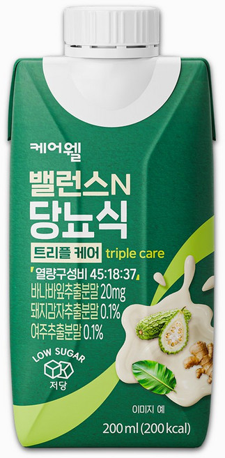 케어웰 밸런스N 당뇨식 트리플 케어, 60개, 200ml