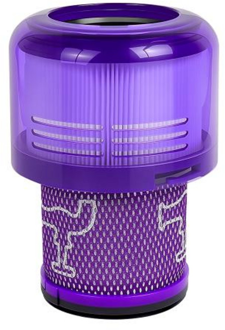 다이슨 V11 V15 SV14 진공 청소기 액세서리용 업그레이드된 캐니스터 교체품 HEPA 필터가 포함된 먼지통 예비 부품 먼지통, 2)1pc Filter