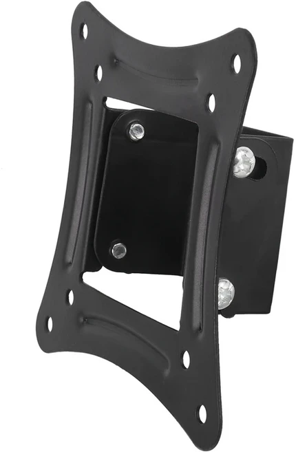 호환 BAAY 벽걸이 스탠드 14-26 인치 LCD LED 스크린 높이 조절 모니터 개폐식 벽 VESA Tv-C12, 01 Black