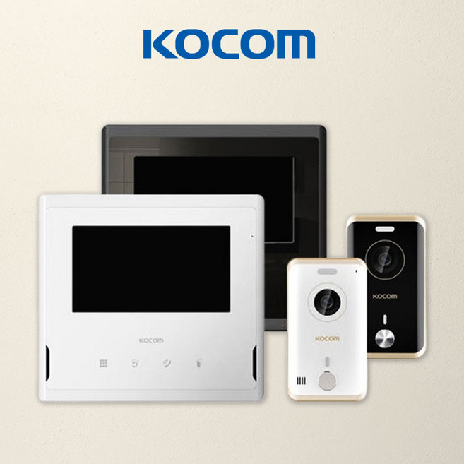 코콤 디지털 비디오폰 K5B VP-S701 아파트 주택 교체 설치 현관 초인종포함세트, (설치안함)