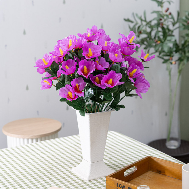 모던무궁화 60cm 조화 인테리어, 핑크(퍼플), 2개