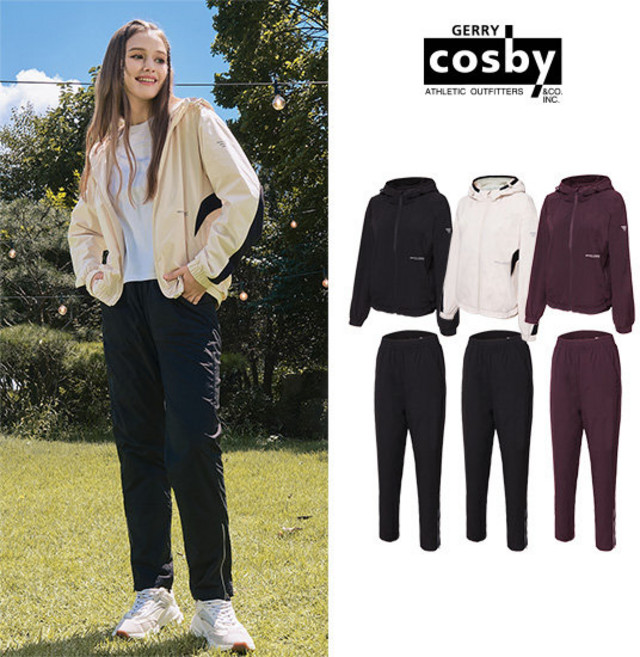 제리코스비 25FW 최신상 여성용 러너 셋업 2종