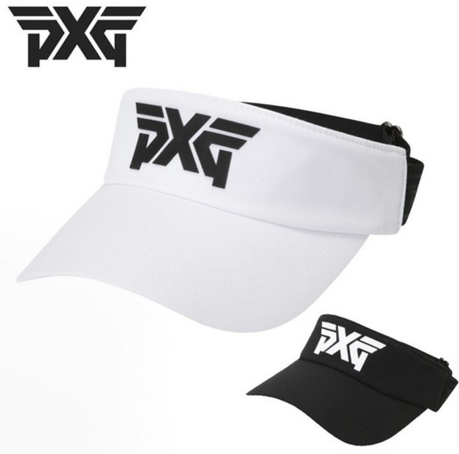 PXG 공용 ESSENTIAL LOGO VISOR 골프썬캡, 화이트:Free