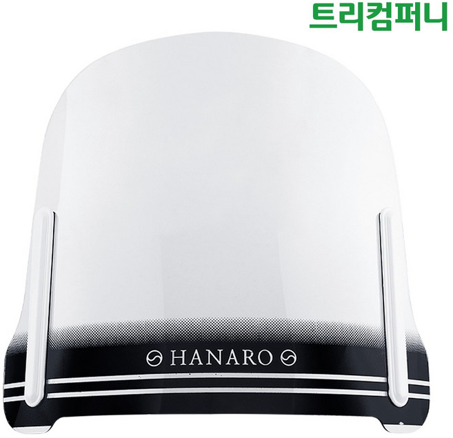 범용 하나로 윈드스크린 소형 오토바이 바람막이 쉴드 우체국 전기스쿠터, 1개