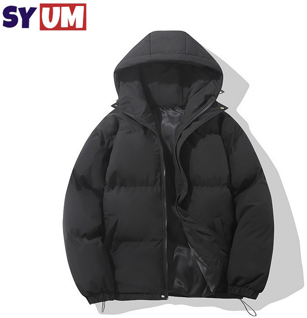 SYUM 남녀공용패딩자켓 커플룩 패딩 방한 보온 기모 숏패딩