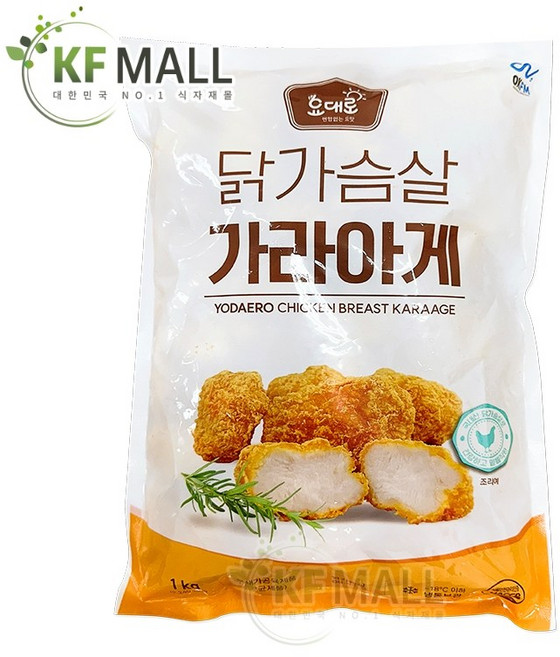 [맛난꼬꼬] 국내산 닭가슴살 가라아게 (냉동), 1개, 1kg