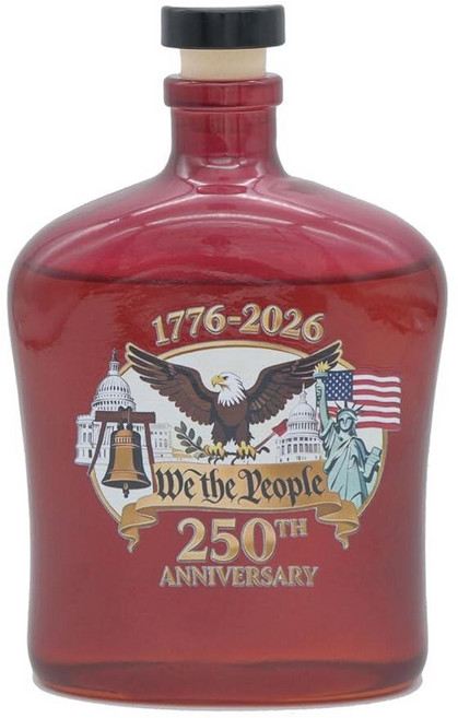 250 Anniversary Whiskey Bottle 250 Year Anniversary American USA 1776-2026 Freedom Decanter Liquor