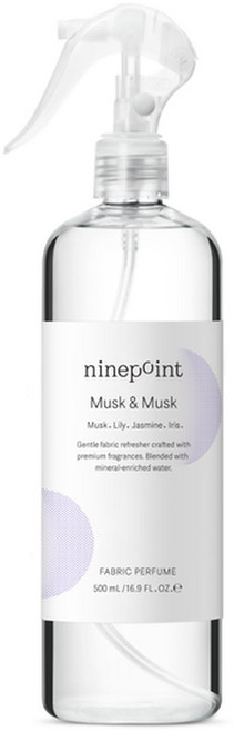 (4+1) 나인포인트 섬유향수 섬유탈취제 머스크앤머스크, (4+1) 나인포인트 섬유향수 섬유탈취제 500ml 웜, 1개, 500ml