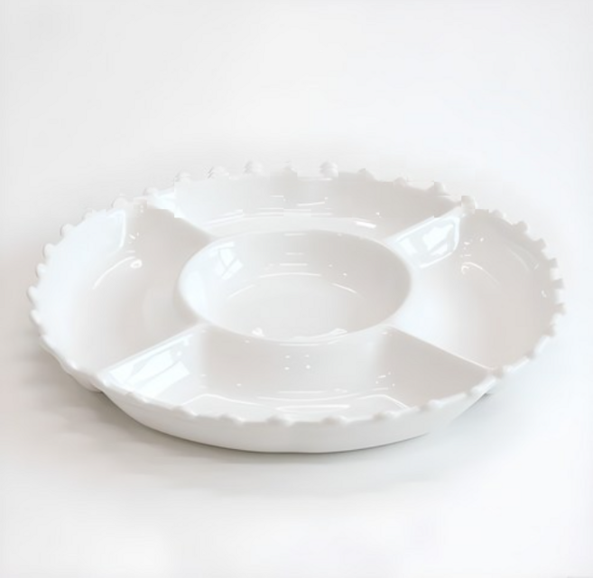 로얄애덜리 나눔 접시, WHITE, 1개