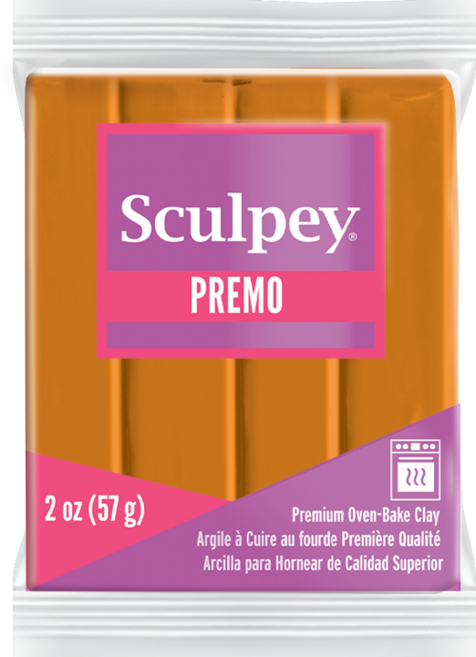 스컬피 프레모 57g (Premo 2oz) 전문가용 폴리머클레이, Burnt Orange