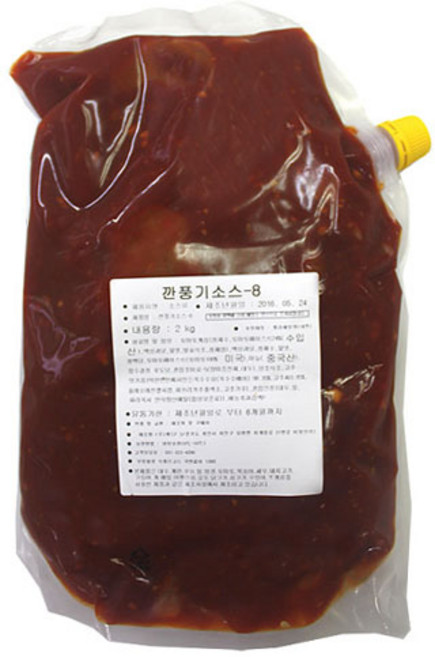 (무)(냉장)(냉장)깐풍기소스(소스텍 2kg), 6개, 2kg