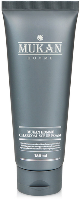 무칸 옴므 차콜 스크럽 폼, 150ml, 1개