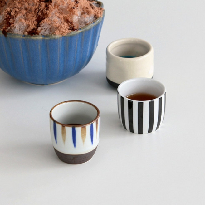 도자기 딱한잔 미니 사케잔 소스종지 엽차잔 소스볼 쌍화차잔 소주잔 한모금 절주잔 일식 이자카야 찻잔 녹차잔 티백찻잔 인생 술잔 술찔이 알쓰잔 빼갈잔 복분자잔 백세주잔 청하잔 술찌, 백랑, 1개