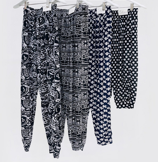 디콜에어로 쿨링팬츠 4종세트 여름용 몸빼 바지