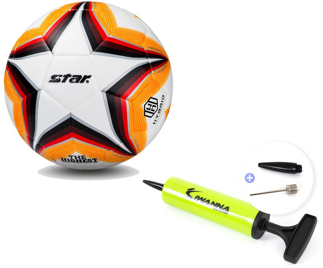 스타스포츠 더 하이스트 축구공 SB4025, SB4025+아이워너 펌프, 1개